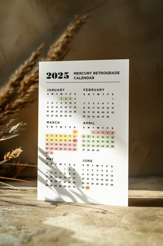 2025 Mercury Retrograde Postcard (5"x7")