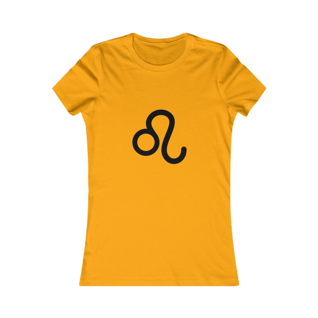 Women's Leo Zodiac Sign Glyph Tee