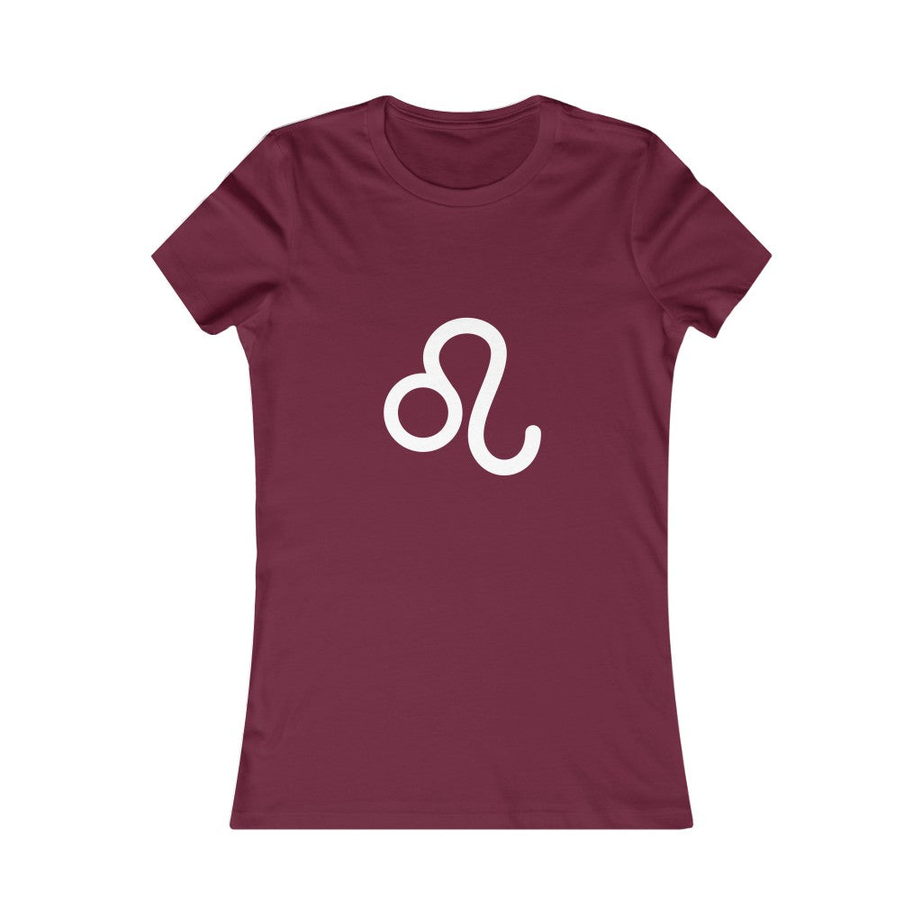 Women's Leo Zodiac Sign Glyph Tee